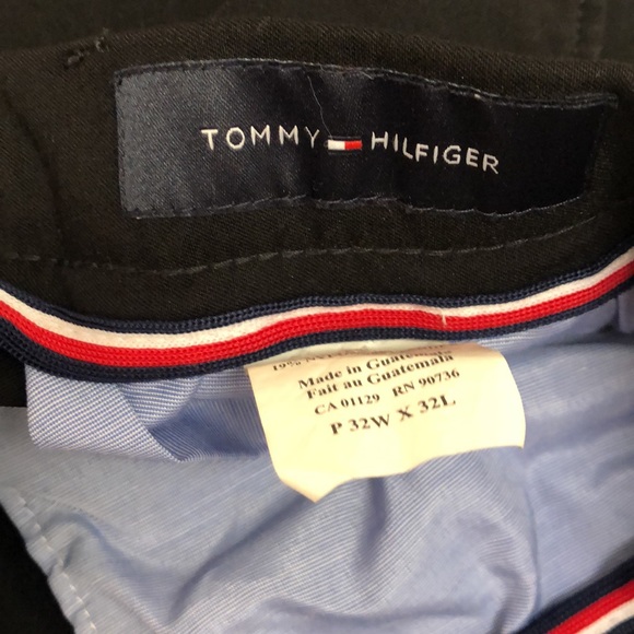 Tommy Hilfiger Black Dress Pants - 32x32 - Picture 3 of 5